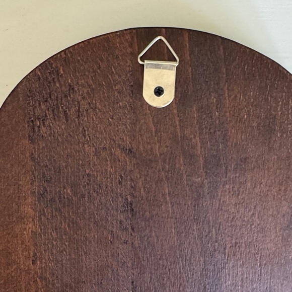 Wooden Religious Icon with Gold Accents - Picture 5 of 6